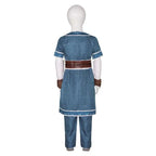 Kids Aang Katara Cosplay Costume Disguise Avatar Anime Last Airbender Role Play Fantasia Outfits Halloween Carnival Suit