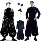 Geto Suguru Cosplay Anime Kostuum Zwarte Uniform Pruik Pak Halloween Mannen Kostuums Kleding
