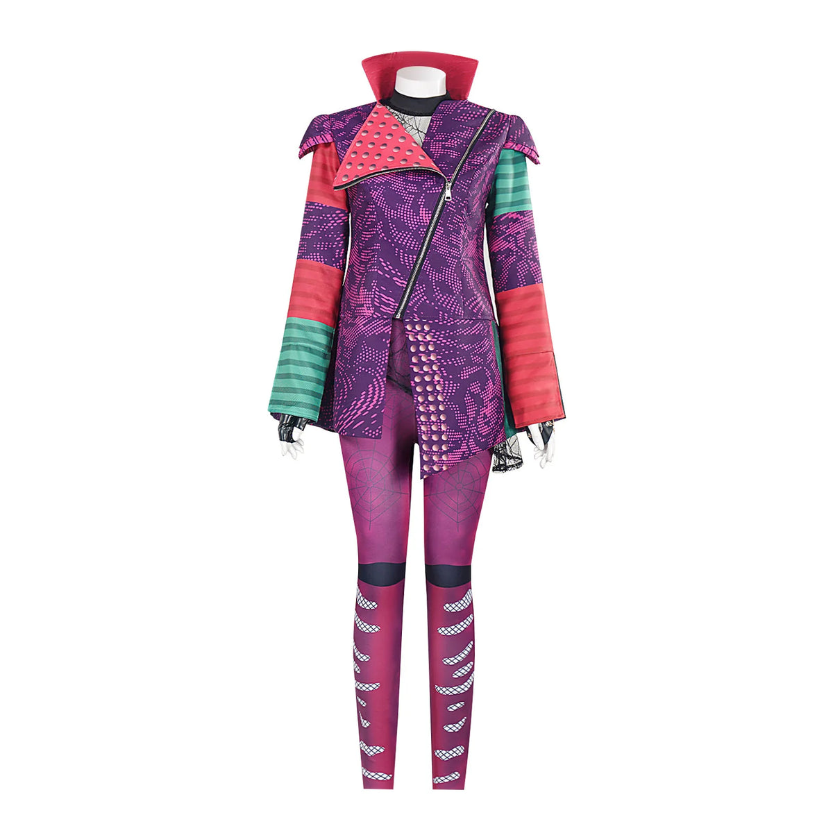 Costume de Cosplay du film Descendants Mal, uniforme, manteau, gilet, pantalon, gants, tenues pour femmes adultes, Costume de je