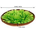 Pet Snuffle Mat for Dogs, Interactive Feed Game for Boredom, Encourages Natural Foraging Skills for Cats Dogs Bowl Travel Use