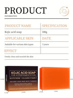 100g Kojic Acid Soap with Vitamin C,Turmeric, Retinol, Shea Butter, Vitamin E, Kojic Acid for Clean and Nourish The Skins