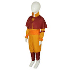 Kids Aang Katara Cosplay Costume Disguise Avatar Anime Last Airbender Role Play Fantasia Outfits Halloween Carnival Suit
