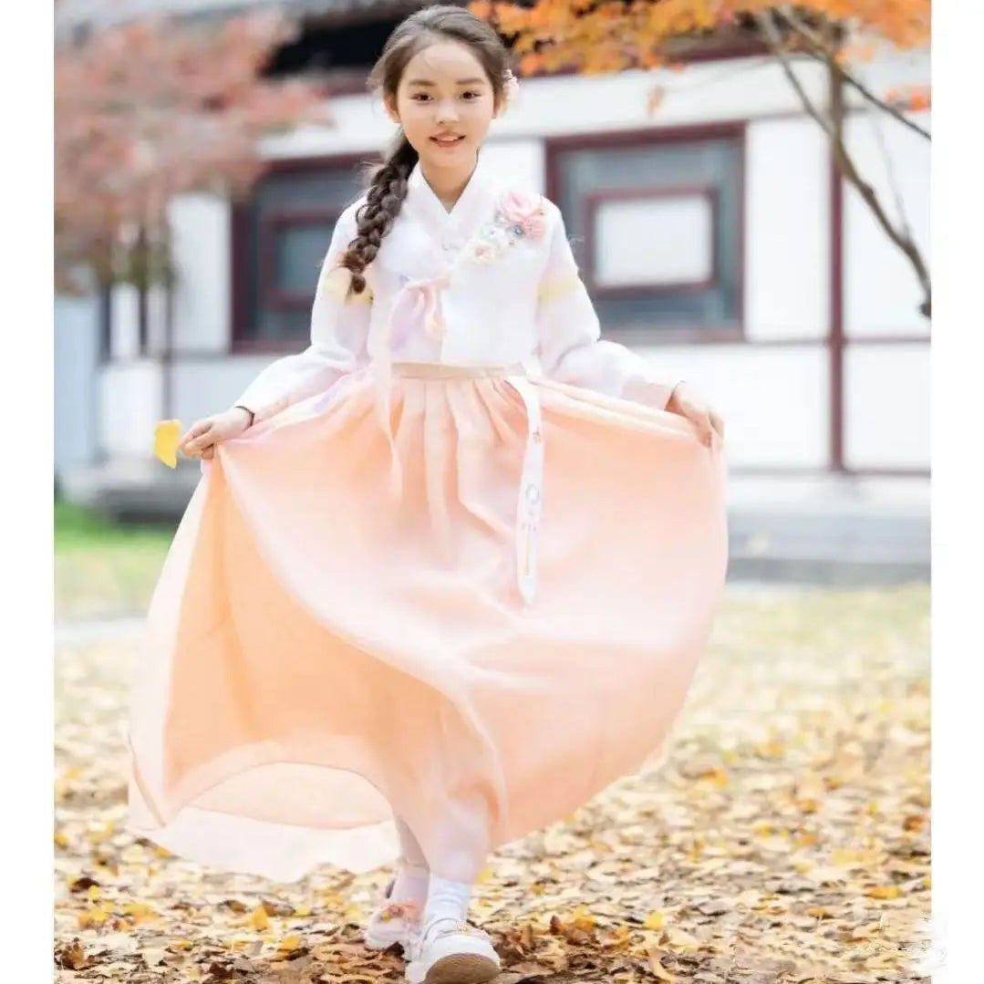 Korean Traditional Costume New Ethnic Costume Korean Hanbok for Girls Princess Dress Female Hanbok