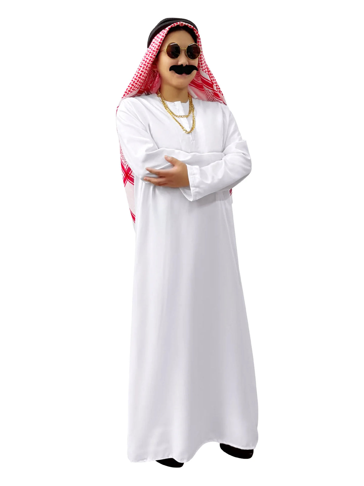 Middle East Arabic Robe Costume Suit Men Women Dubai Tycoon UAE Cosplay Costume Stage Performance Halloween Carnival Party 2025