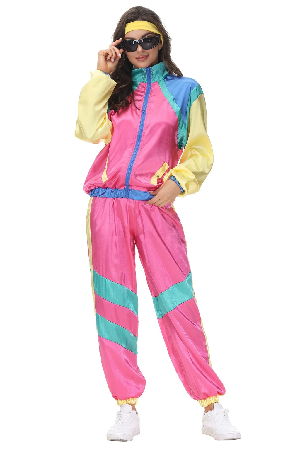 Cosplay  Halloween Costumes 70s Retro Disco Couple Sportswear Cos Party Stage Performance Costumes