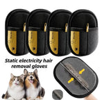 Pet Hair Removal Gloves Removes Pet Hair And Cleans Hard-to-reach Areas Ideal for Bedding,Clothing,Sofas, Blankets Cat Dog Beds