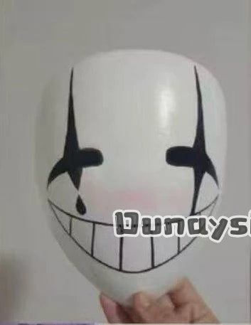 Anime Game Circus Cosplay Costume Little P Mask PVC Plastic Mask Hand-painted Custom Waterproof Fade-resistant Visible 3D
