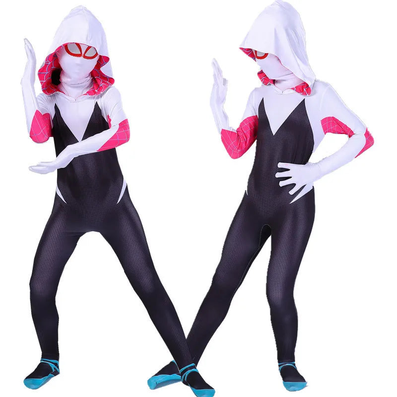 Halloween role-playingcostumescosplay tight-fitting suits children's and adult hero costumesHalloween stage performance costumes