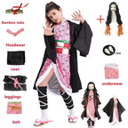 2026.Costume de Cosplay  Kamado Nezuko, uniforme de fête de carnaval Anime japonais pour adultes, Costume d'halloween
