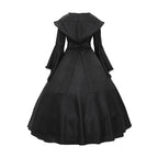 Halloween Costumes Court Dress Fashion Vintage Long Sleeve Floor Length Renaissance Gothic Cosplay Medieval Dress Carnival Party