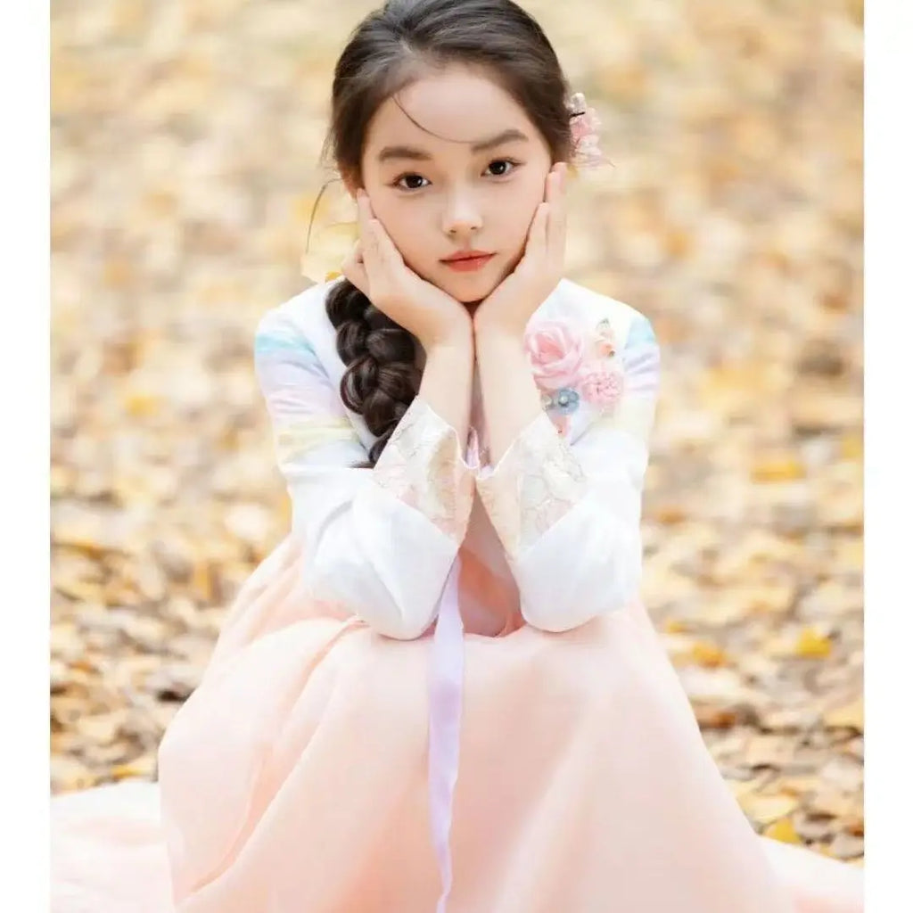 Korean Traditional Costume New Ethnic Costume Korean Hanbok for Girls Princess Dress Female Hanbok