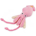 Dog Toys; Cat Toys; Sound-Emitting Cotton Rope Octopus; Durable Chew Toys for Cleaning Teeth; Interactive Pet Toys.