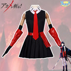 Halloween Costume Anime Akame Ga Kill Kurome Cosplay Outfit Belt Tie Gloves JK Uniform Party Gathering Role Play Full Clothe Set