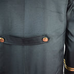 Halloween Costume Men Tuxedo Medieval Vintage Costume Male Mid-Length Punk Vintage Gilt Tuxedo Stage Performance Clothing