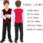 Medieval Russian National Costume Cultural Festival Drama Art Drama Stage Performance Suit Hoilday Party Cosplay Outfit
