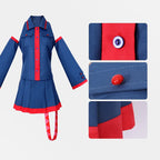 Anime Mikuu Kasane Teto Cosplay Costume Women Men Blue Pink Dress Cosplay Halloween Costume Cosplay Made Accessorie Props