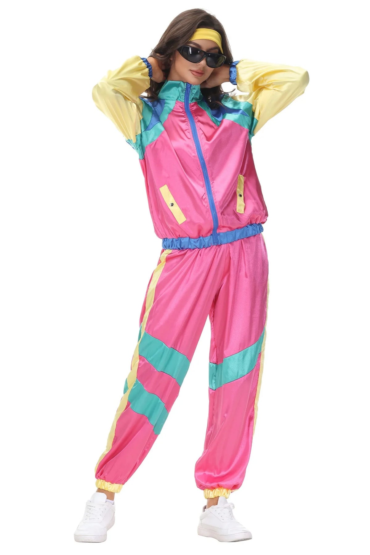 Cosplay  Halloween Costumes 70s Retro Disco Couple Sportswear Cos Party Stage Performance Costumes