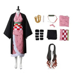 2026.Costume de Cosplay  Kamado Nezuko, uniforme de fête de carnaval Anime japonais pour adultes, Costume d'halloween