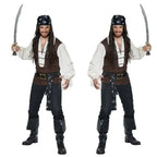 Halloween New Men Cosplay Pirate Costumes Carnival Pirate Stage Performance Costume Christmas Male Party Suit