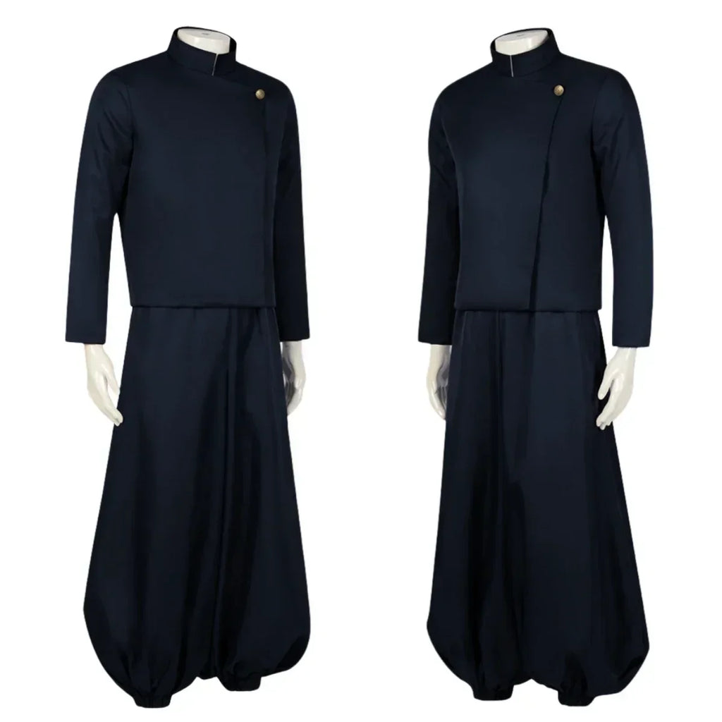 Geto Suguru Cosplay Anime Kostuum Zwarte Uniform Pruik Pak Halloween Mannen Kostuums Kleding