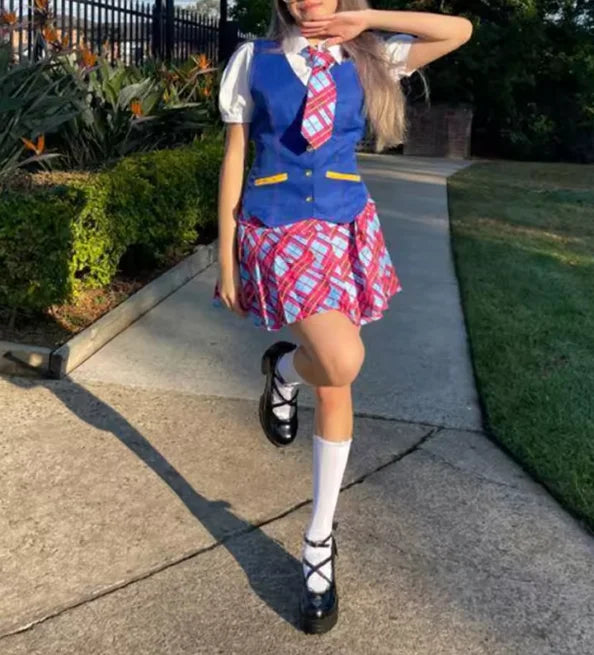 Anime, Live Action Movie, Cosplay, Princess Costume, College Uniform, Three Piece Dress, Cosplay, Halloween Stage Performance Co