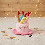 Pet Birthday Party Hat Toy Set For Cats and Dogs Elastic Comfortable Wear Bite Resistant Durable Photo Prop Gift