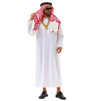 Middle East Arabic Robe Costume Suit Men Women Dubai Tycoon UAE Cosplay Costume Stage Performance Halloween Carnival Party 2025