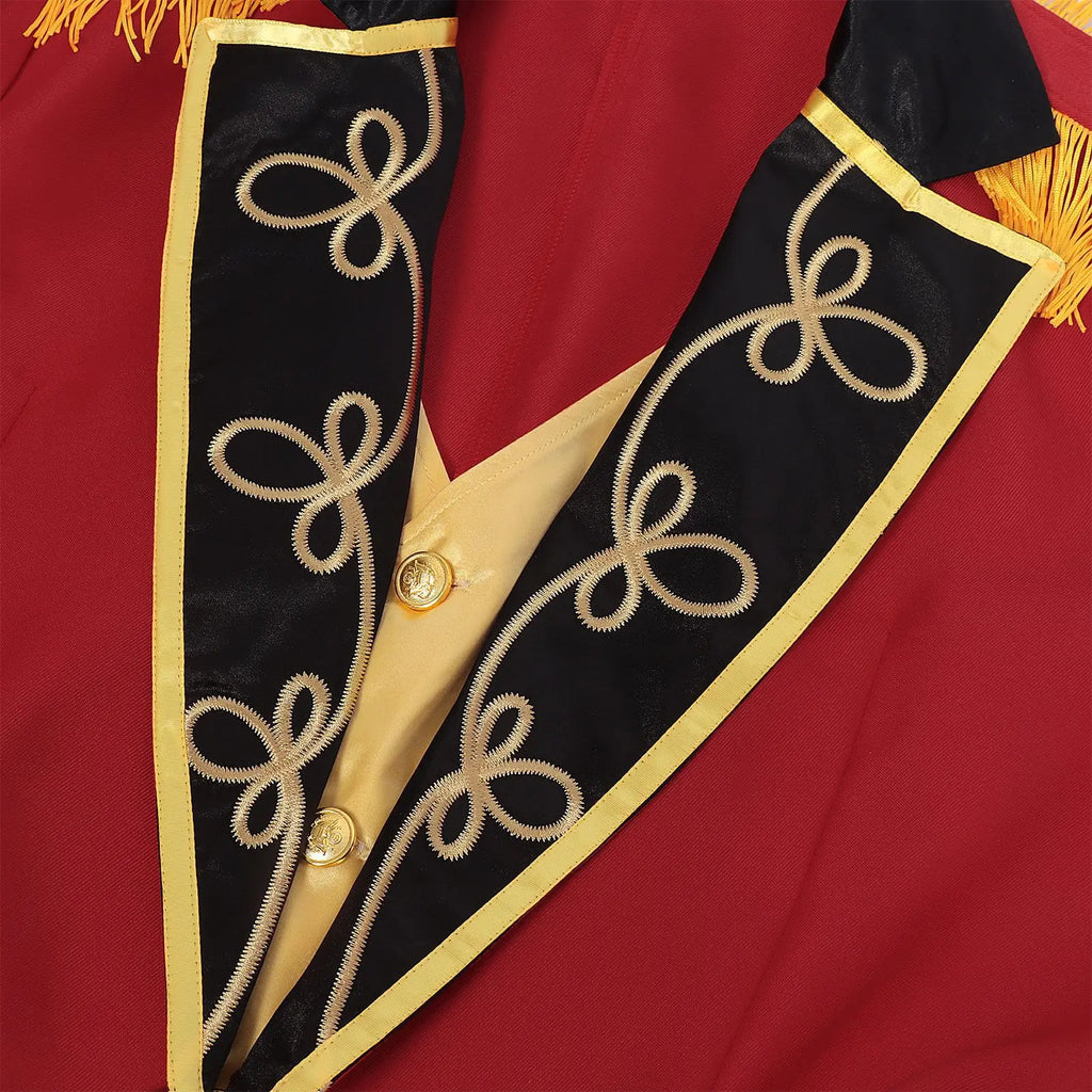 Medieval Clothing for Men Retro Stand Up Collar Circus Gentleman's Tuxedo Performance Costumes Punk Style Carnival Party Costume
