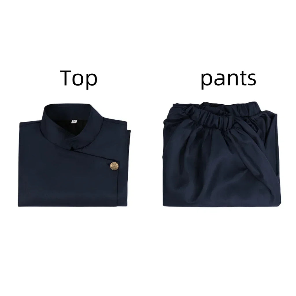 Geto Suguru Cosplay Anime Kostuum Zwarte Uniform Pruik Pak Halloween Mannen Kostuums Kleding