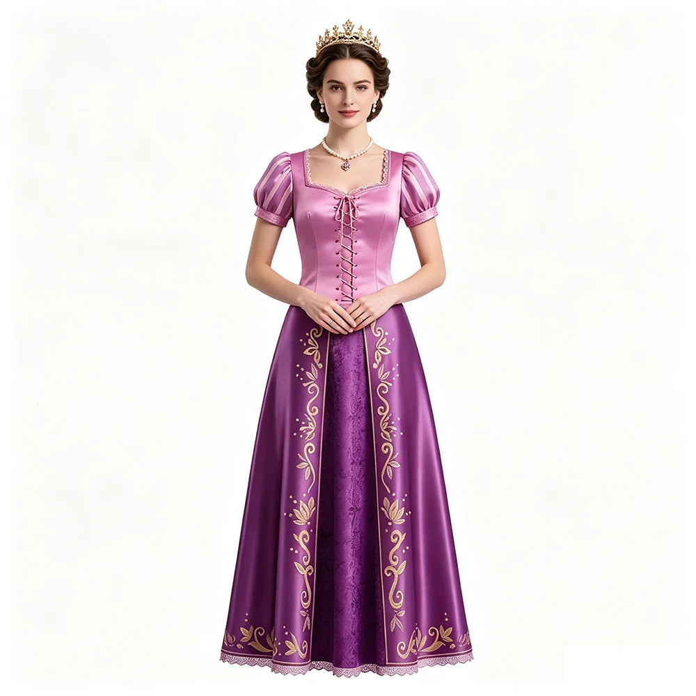 Princess Cosplay Costumes Dresses Medieval and Vintage Regency-Era Gowns Birthday Party and Carnival Dresses Halloween Costumes