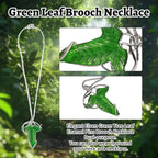 Medieval Costume Cloak with hood men Adult Renaissance Hooded Cloak with Green Leaf Brooch Necklace