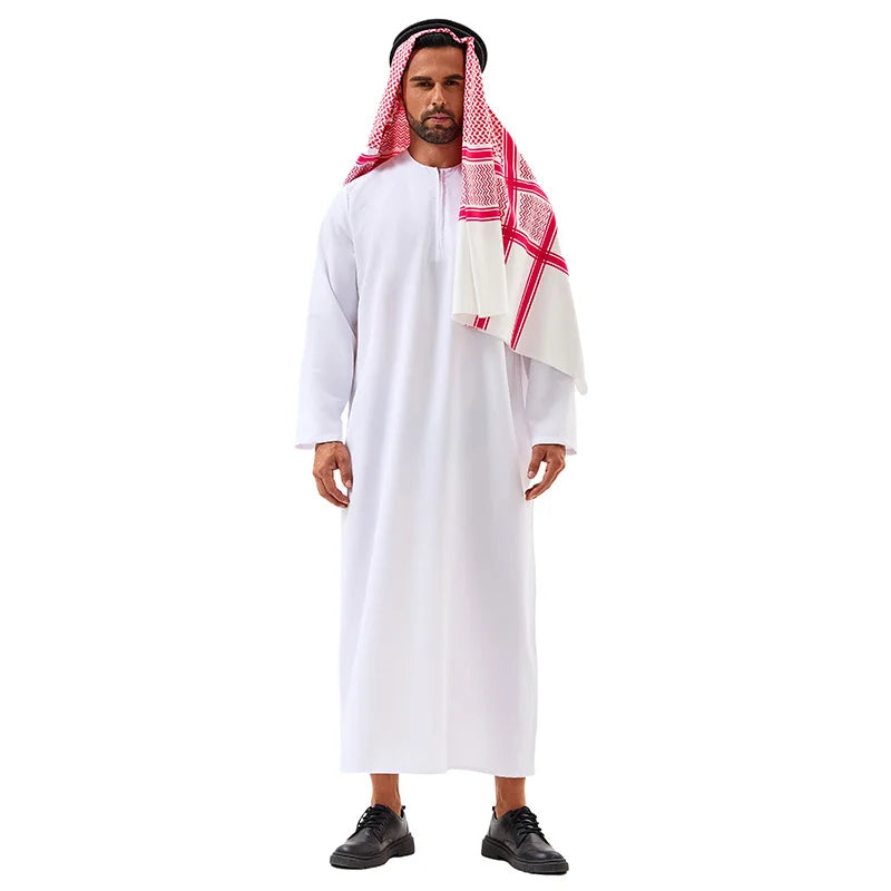 Middle East Arabic Robe Costume Suit Men Women Dubai Tycoon UAE Cosplay Costume Stage Performance Halloween Carnival Party 2025
