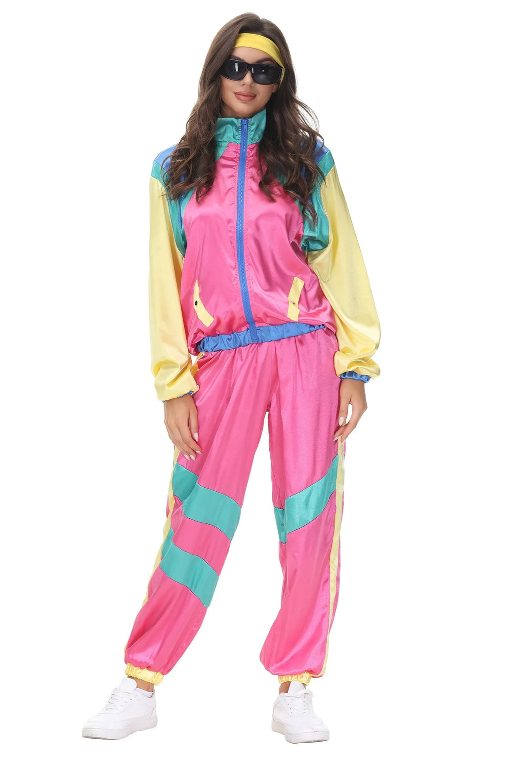 Cosplay  Halloween Costumes 70s Retro Disco Couple Sportswear Cos Party Stage Performance Costumes