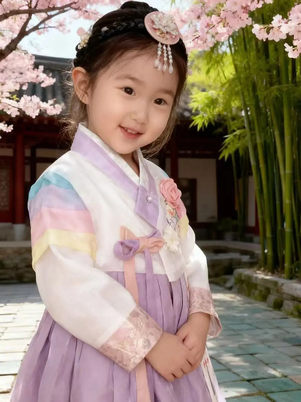 Korean Traditional Costume New Ethnic Costume Korean Hanbok for Girls Princess Dress Female Hanbok