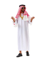 Middle East Arabic Robe Costume Suit Men Women Dubai Tycoon UAE Cosplay Costume Stage Performance Halloween Carnival Party 2025