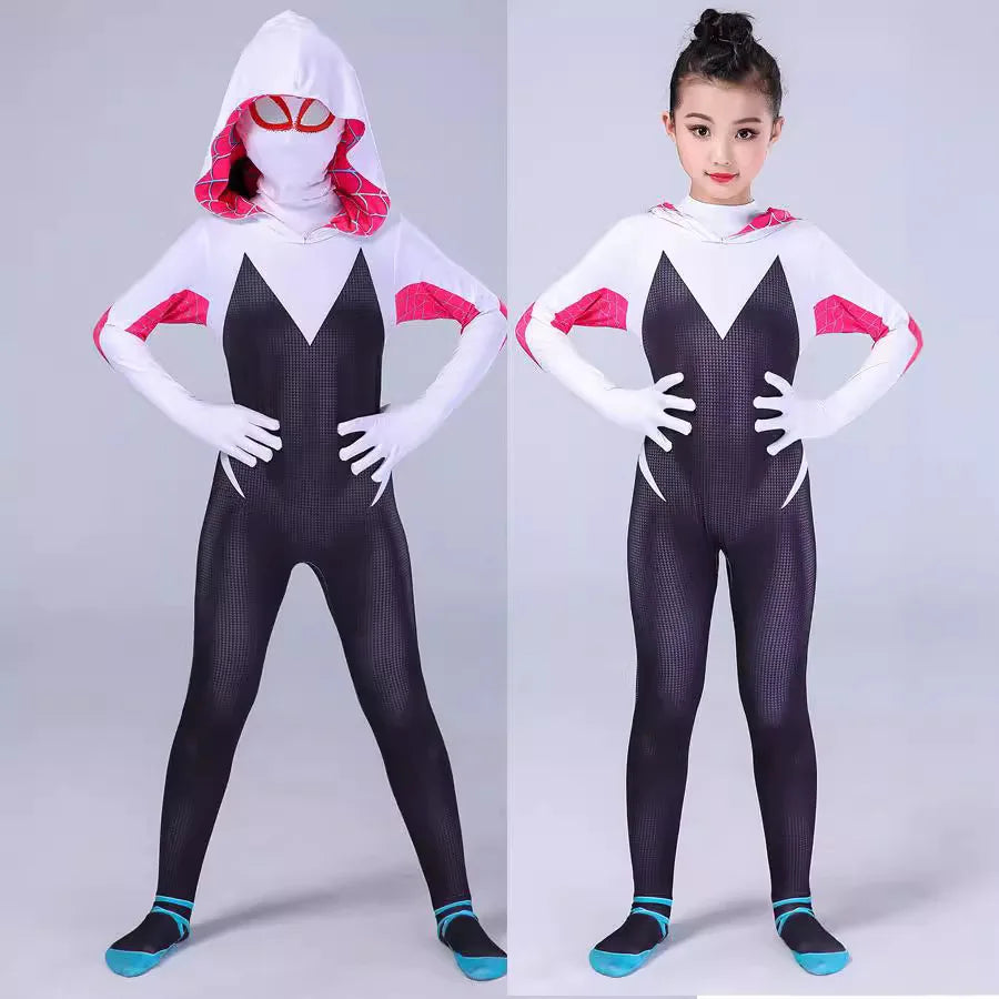 Halloween role-playingcostumescosplay tight-fitting suits children's and adult hero costumesHalloween stage performance costumes