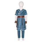 Kids Aang Katara Cosplay Costume Disguise Avatar Anime Last Airbender Role Play Fantasia Outfits Halloween Carnival Suit