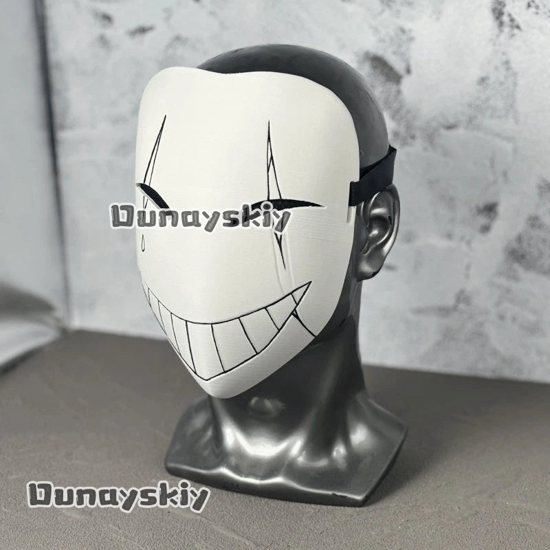 Anime Game Circus Cosplay Costume Little P Mask PVC Plastic Mask Hand-painted Custom Waterproof Fade-resistant Visible 3D