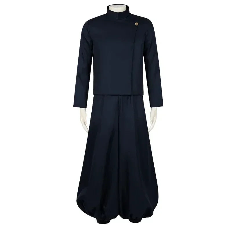 Geto Suguru Cosplay Anime Kostuum Zwarte Uniform Pruik Pak Halloween Mannen Kostuums Kleding
