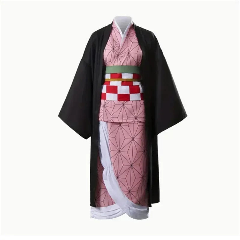 2026.Costume de Cosplay  Kamado Nezuko, uniforme de fête de carnaval Anime japonais pour adultes, Costume d'halloween