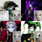 Anime Game Circus Cosplay Costume Little P Mask PVC Plastic Mask Hand-painted Custom Waterproof Fade-resistant Visible 3D