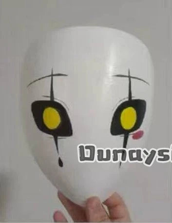 Anime Game Circus Cosplay Costume Little P Mask PVC Plastic Mask Hand-painted Custom Waterproof Fade-resistant Visible 3D