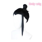 Geto Suguru Cosplay Anime Kostuum Zwarte Uniform Pruik Pak Halloween Mannen Kostuums Kleding