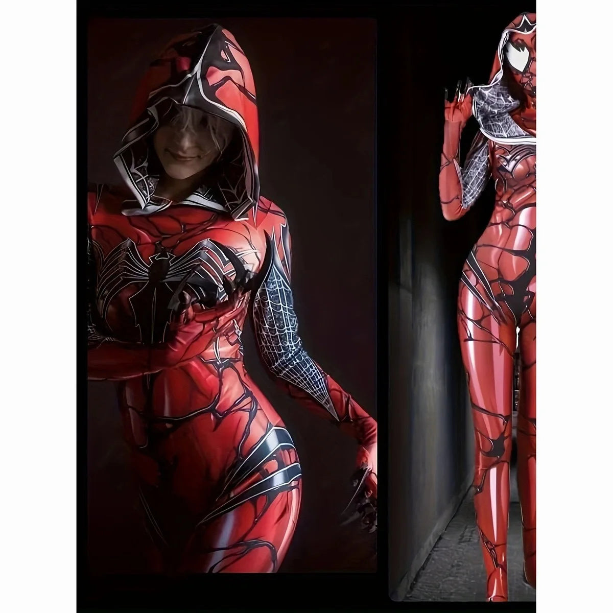 Halloween role-playingcostumescosplay tight-fitting suits children's and adult hero costumesHalloween stage performance costumes