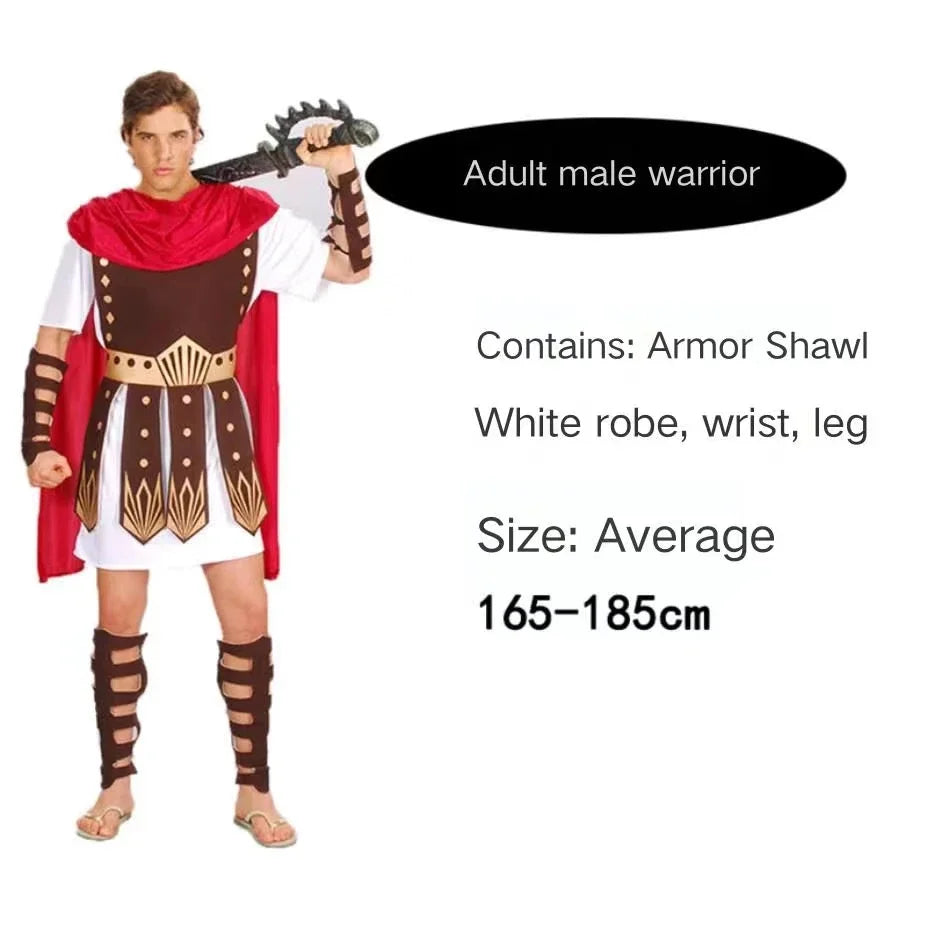 ball costumes for adults  men and women  Roman warriors Caesar Costu gladiators Spartan warriors Party Carnival Mardi Gras purim