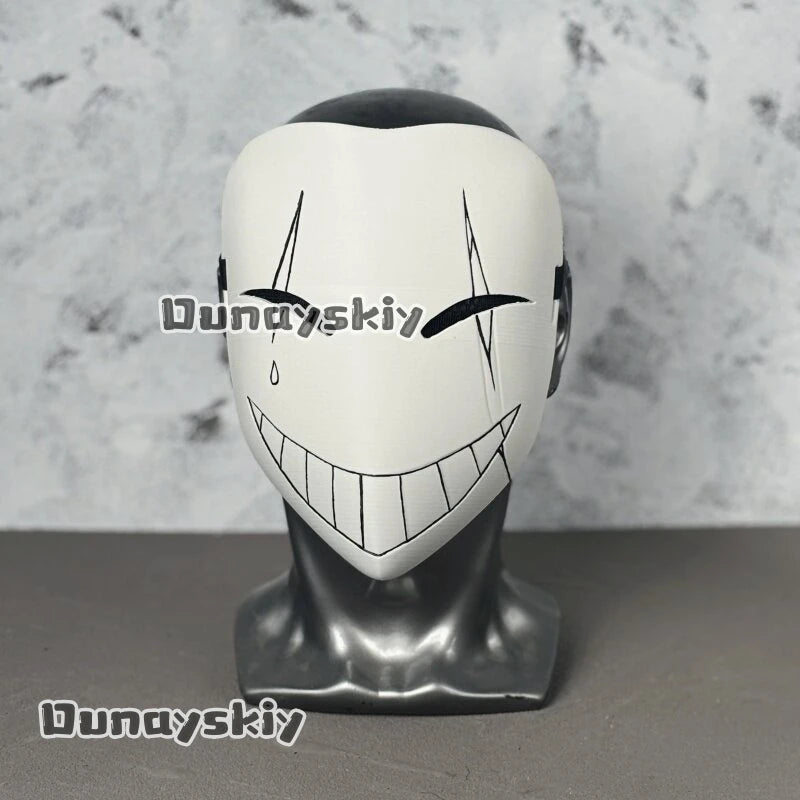 Anime Game Circus Cosplay Costume Little P Mask PVC Plastic Mask Hand-painted Custom Waterproof Fade-resistant Visible 3D