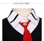 Halloween Costume Anime Akame Ga Kill Kurome Cosplay Outfit Belt Tie Gloves JK Uniform Party Gathering Role Play Full Clothe Set