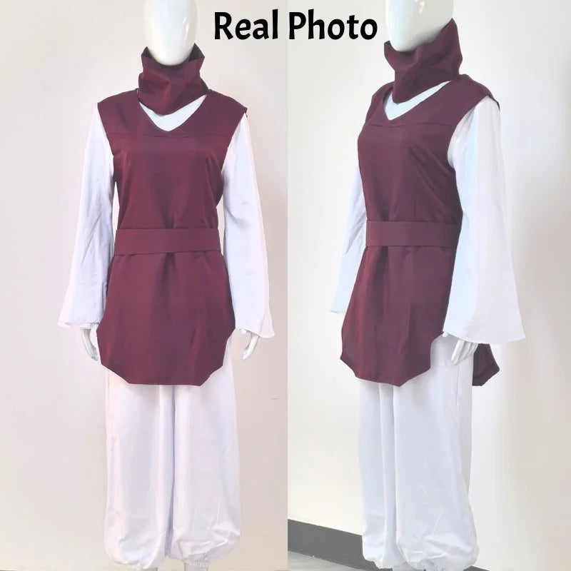 Choso Costume Cosplay Anime Character Halloween Outfit Kimono Vest Belt Pants Set Comic Con Party Role Play
