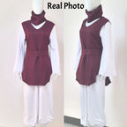 Choso Costume Cosplay Anime Character Halloween Outfit Kimono Vest Belt Pants Set Comic Con Party Role Play