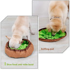 Pet Snuffle Mat for Dogs, Interactive Feed Game for Boredom, Encourages Natural Foraging Skills for Cats Dogs Bowl Travel Use